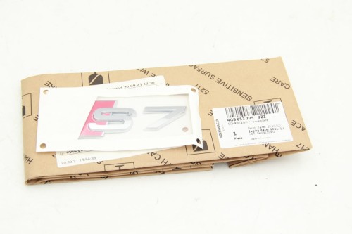 Emblemat LOGO napis chromowany "S7" Audi 4G8853735 2ZZ