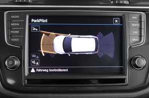 Kompletny zestaw PDC - Park Pilot - tył + przód VW Scirocco z PLA 7x5