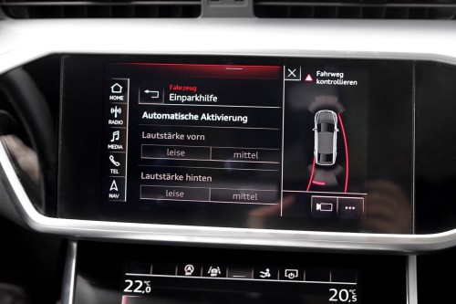 Kompletny zestaw PDC - przód + tył Audi A6 4K