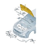 Maska pokrywa przednia Cupra Formentor 5FF823031E