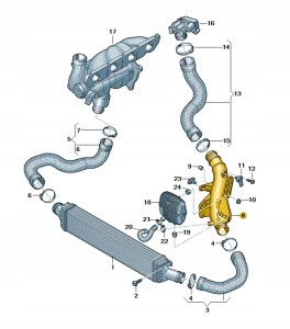 Rura ciśnieniowa 8K0145673BB Oryginalny OE