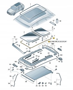 Uszczelka 8R0877439A Oryginalny OE