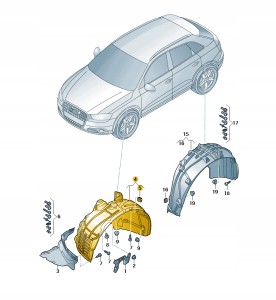 Nadkole 80A821171G Oryginalny OE