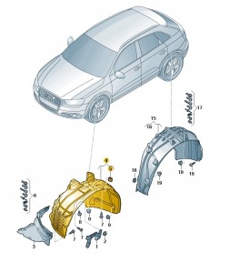 Nadkole 80A821171E Oryginalny OE