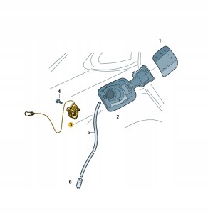 Element ustalajacy 8V0862159B Oryginalny OE