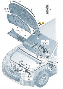 Rygiel 80A823186C Oryginalny OE
