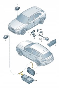 Adapter-przewód elektryczny 80A971192 Oryginalny OE