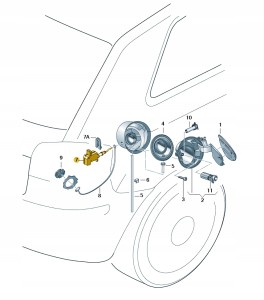 Element ustalający 8P4862153 Oryginalny OE