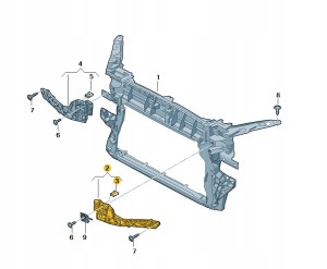 Uchwyt reflektora 81A805607C Oryginalny OE