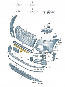 Łącznik gruntowany 80A807661AGRU Oryginalny OE