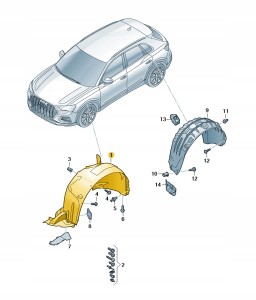 Nadkole 83A821171E Oryginalny OE