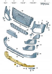 Element zamykajacy 81A807233B Oryginalny OE