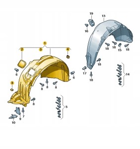 Nadkole 81A821171B Oryginalny OE