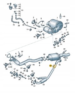 Opaska podwójna 8W0253141G Oryginalny OE