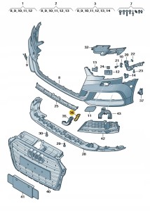 Kapa 8V3807007 Oryginalny OE