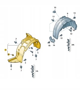 nadkole 8V5821172 Oryginalny OE