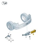 4M0907273B czujnik sterownik ciśnienia opon TPMS  Audi