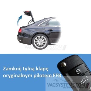 Moduł zamykania - elektryczna klapa Audi A8 4H