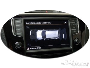 Kompletny zestaw PDC - Park Pilot - przód VW Golf 7 5Q