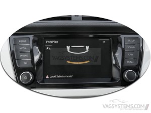 Kompletny zestaw PDC - Park Pilot - tył Skoda Superb III 3V