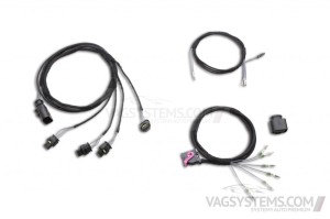 System wspomagania parkowania PDC - Park Pilot - wiązki podłączenia przodu Audi A3 8V