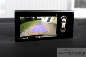 Kompletny zestaw PDC - APS+ - tył / przód Audi Q7 4M