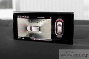 Topview widok z góry - system 4 kamer dla Audi Q7 4M 2020 - 7X5