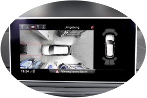 Topview widok z góry - system 4 kamer dla Audi A4 8W od roku modelowego 2020