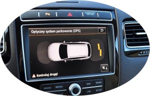 Kompletny zestaw PDC - OPS - przód / tył VW Touareg 7P