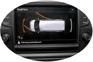 Kompletny zestaw PDC - Park Pilot - tył + przód VW Crafter SY