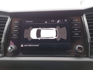 Kompletny zestaw Park Pilot PDC przód i tył z OPS do Skoda Kodiaq