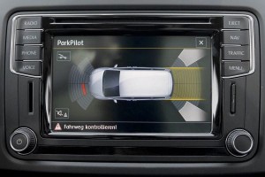 Kompletny zestaw PDC - Park Pilot - tył + przód VW Sharan 7N2