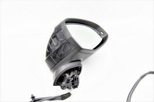 Lusterko zewnętrzne prawe czarne Audi A4 B9 - 15 Pin + Kamera 