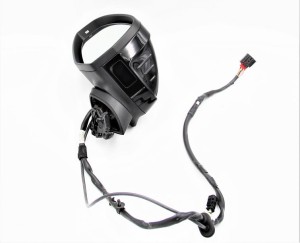 Lusterko zewnętrzne lewe czarne Audi A4 B9 - 15 Pin + Kamera