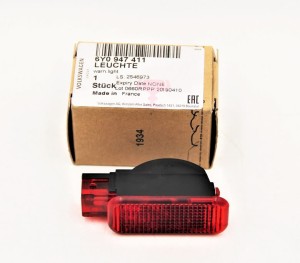 Lampa ostrzegawcza na drzwiach Audi Skoda 6Y0947411