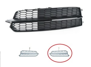 Oryginalna lewa kratka zderzaka AUDI A6 C7 4G0807647B BMT