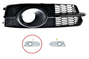 Oryginalna prawa kratka zderzaka AUDI A6 C7 4G0807648C BMT