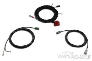 Wiązka kamera cofania Audi A3 8V, VW CC, Sharan 7N, Tiguan 5N MQB ze sterownikiem