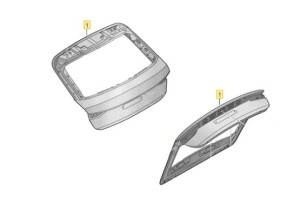 Tylna pokrywa klapa Audi A3 8Y Sportsback 8Y4827025