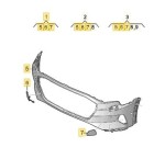 Zderzak przedni Audi Q8 e-tron 4KE807065