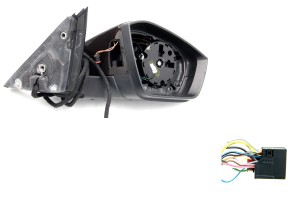 Lusterko zewnętrzne prawe brązowe Skoda Superb 3V - 15Pin  3V0857934  