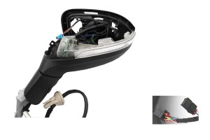 Uchwyt lusterko zewnętrzne lewe VW Golf VIII - 13 + 3 Pinów