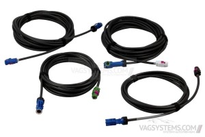 Wiązka - Topview widok z góry - system 4 kamer dla Audi A8 4H