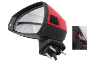 Lusterko zewnętrzne lewe Audi A3 8V - 6+2 Pin 