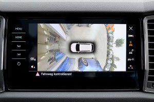 Topview widok z góry wraz z 3D - system 4 kamer dla Skoda Kodiaq NS7