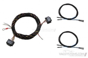 Zestaw wiązek asystenta zmiany pasa ruchu side assist VW Passat B8 do roku modelowego 2019